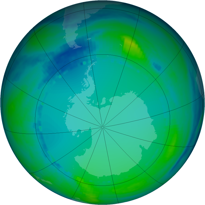 Ozone Map 1985-07-15